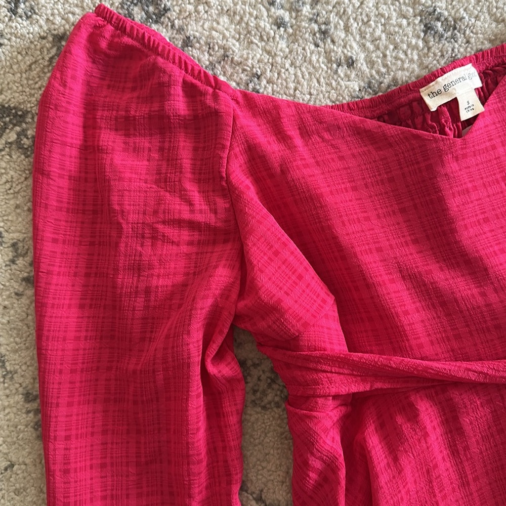 Peplum Ruffle Off-Shoulder Blouse - Picture 2 of 6